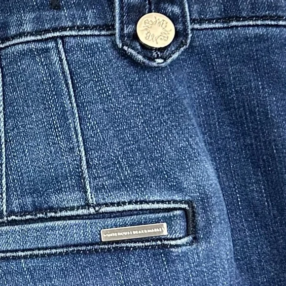 White House Black Market High Rise Wide Leg Cargo Jeans Size 2 - Picture 9 of 14